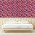 thumbnail image 3 of Ambesonne Leafy Design Peel & Stick Wallpaper for Home, Pop Art Colors Leaves, 13"x36", Magenta Pale Lilac Indigo, 3 of 5