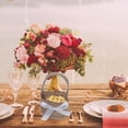 thumbnail image 3 of WRITWAA 4-Pack Linen Storage Baskets for Wedding Decor, Multi-Color Lightweight Reusable Organizer Bags, 3 of 7