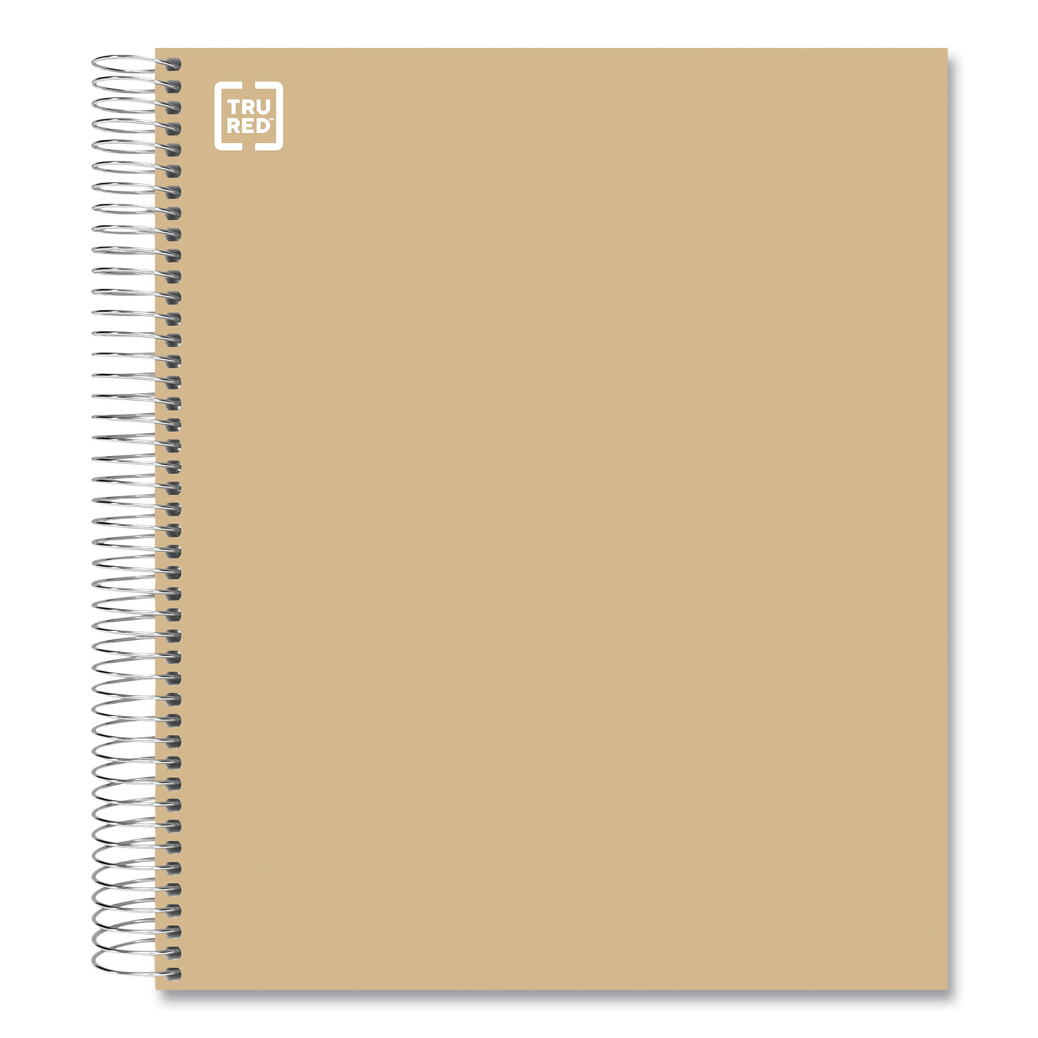 TRU RED Premium 5-Subject 200sht Notebook 8.5x11 Brown TR52122