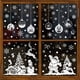 thumbnail image 2 of 9 hojas de pegatinas navideñas para ventanas, pegatinas decorativas navideñas con copos de nieve para ventanas, pegatinas navideñas reutilizables de PVC electrostático para ventanas, 2 of 5