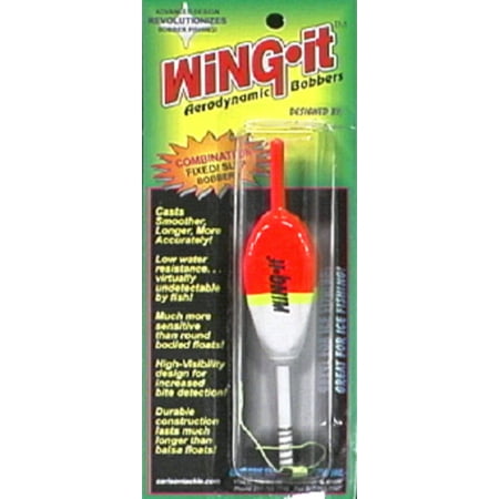 Erie Dearie Fish - Erie Dearie Fishing Lure 80301 Large Wing-It Float White /Red