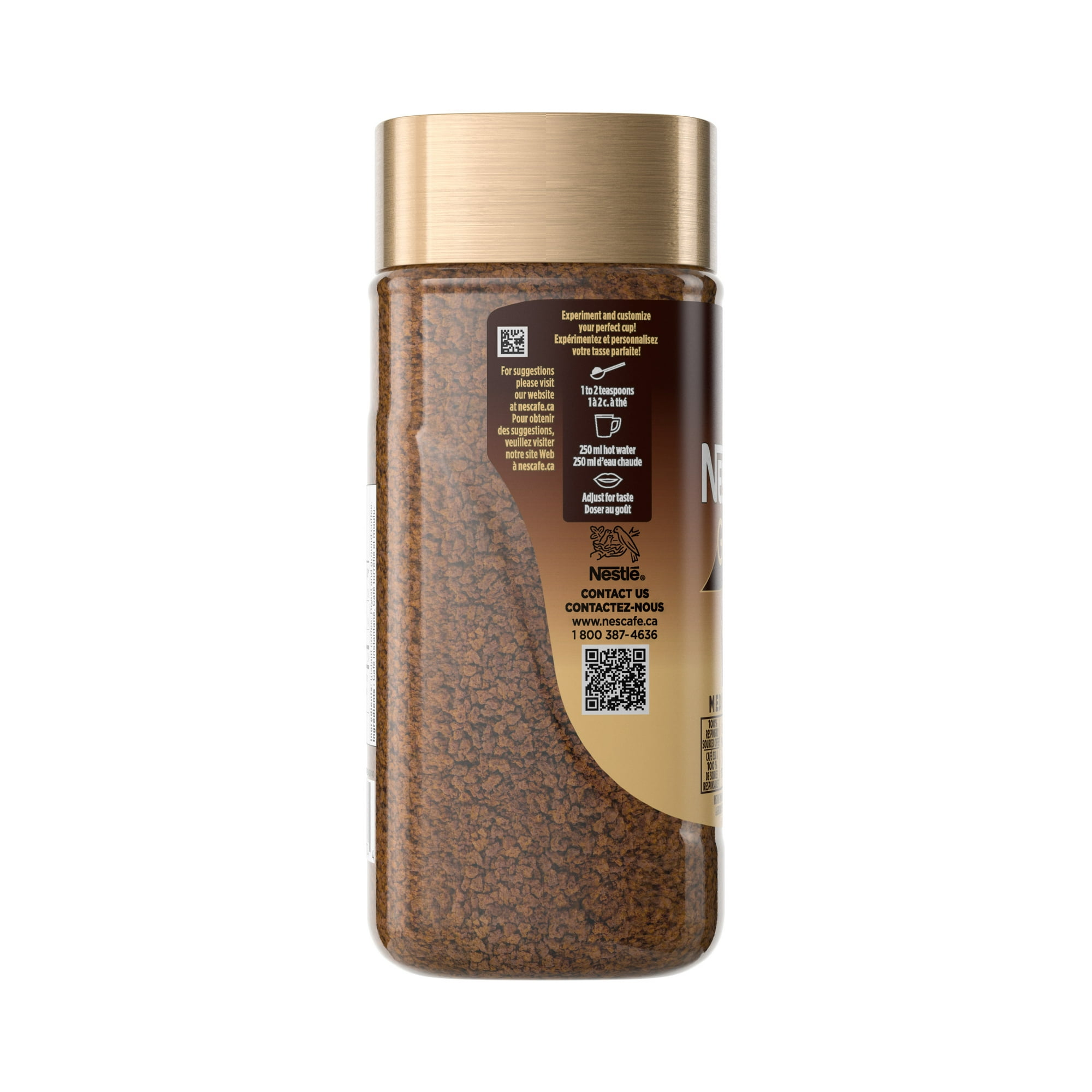 Nescafe GOLD Premium Instant Medium Roast & Ground Coffee, Just