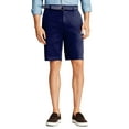 thumbnail image 2 of Ma Croix Mens Twill Chino Shorts with Belt Flat Front Modern Fit, 2 of 3
