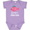 thumbnail image 3 of Inktastic Grandpa Fishing Buddy Girls Fish Girls Baby Bodysuit, 3 of 5