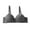 Dark Gray, variant on Gyexs Women's Breathable Comfort Adjustable Everyday Support Wireless Bra Top Bras for Older Women, Hot Pink, Size 40