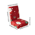 thumbnail image 3 of Chairs Covers, Christmas Printed Chair Covers Elastic Completely-Coverage Seat Covers Dining Table and Chair Covers Dirt Proof and Non-Slide Stool Covers Christmas Decorations, 3 of 6
