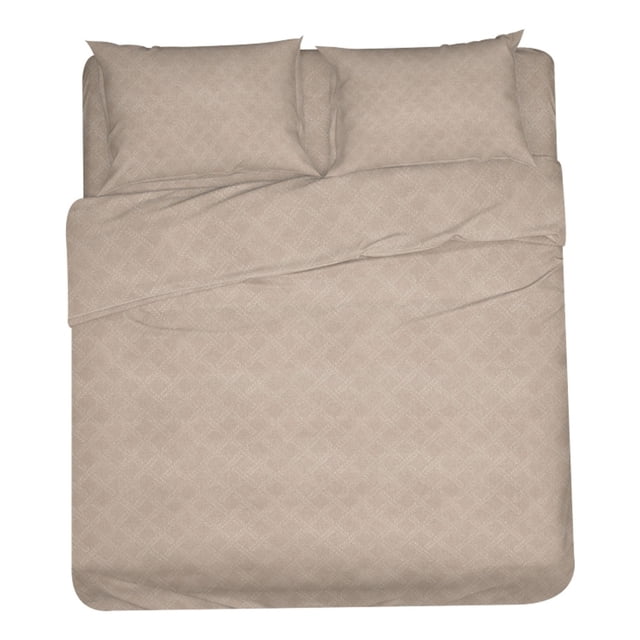 Juego De Sábanas Nubisuave King Size 4 Piezas Lisas con Relieve De Microfibra