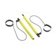 thumbnail image 4 of Barra de pilates de 2 secciones, equipo de fitness desmontable con soporte para pies estirado Amarillo, 4 of 9