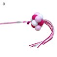 thumbnail image 2 of Flmtop Manual Cat Stick Interactive Pompom Tassel Teasing Wand Kitten Toy Pet Supply #9, 2 of 9