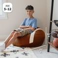 thumbnail image 3 of Big Joe Sports Ball Child-Sized Bean Bag Chair, Football Plush, Soft Polyester, 2.5 feet, 3 of 8