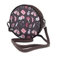 thumbnail image 2 of Lsque Breast Cancer Awareness1 Pattern Shoulder Bag – Microfiber Leather Crossbody with Detachable Strap & Handle Ring, Waterproof & Durable, Elegant Everyday Carry, 2 of 5