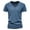 tg08#-Blue, variant on Stylish Men's V Neck T Shirts - Comfortable Loose Fit Summer Tees for Daily Casual Wear Tops