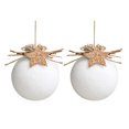 thumbnail image 4 of CSChome Christmas Decoration Set Christmas Foam Snowflake Decoration Bell Waterdrop Ball Shape Reusable Tree Hanging Ornament Pendant 2Pcs, 4 of 6