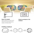 thumbnail image 4 of KUIFORTI 2 Pcs Car Window Shades for Side Window, Turtle Front Window Sun Visor Foldable Reflective Sun Shield for Car Windows Blocks UV Rays Protector, 4 of 6