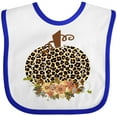 thumbnail image 3 of Inktastic Cheetah Print Pumpkin Boys or Girls Baby Bib, 3 of 4