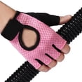 thumbnail image 3 of Guantes de ciclismo de medio dedo, antideslizantes, con absorción de impactos, transpirables, para gimnasio, fitness al aire libre, guantes deportivos, 3 of 6