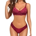 thumbnail image 2 of Sexyfree Women Bra and Panty Set Sexy Lace Lingerie Sets Underwire Underwire, 2 of 5