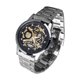 thumbnail image 2 of Reloj de Cuarzo de Acero Inoxidable para Hombres Reloj de Cuarzo de Estilo Retro para Hombres con Esfera ahuecada Duradero y versátil para Viajes ANGGREK Otros, 2 of 8