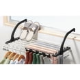 thumbnail image 1 of Laundry Rack,Balcony Drying Rack Stainless Portable Clothes Drying Rack Folding Towel Rack Tried and Trusted, 1 of 1