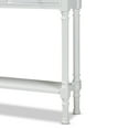 thumbnail image 5 of Baxton Studio Calvin Classic And Traditional French Farmhouse White Finished Wood 3-Drawer Entryway Console Table, 5 of 9
