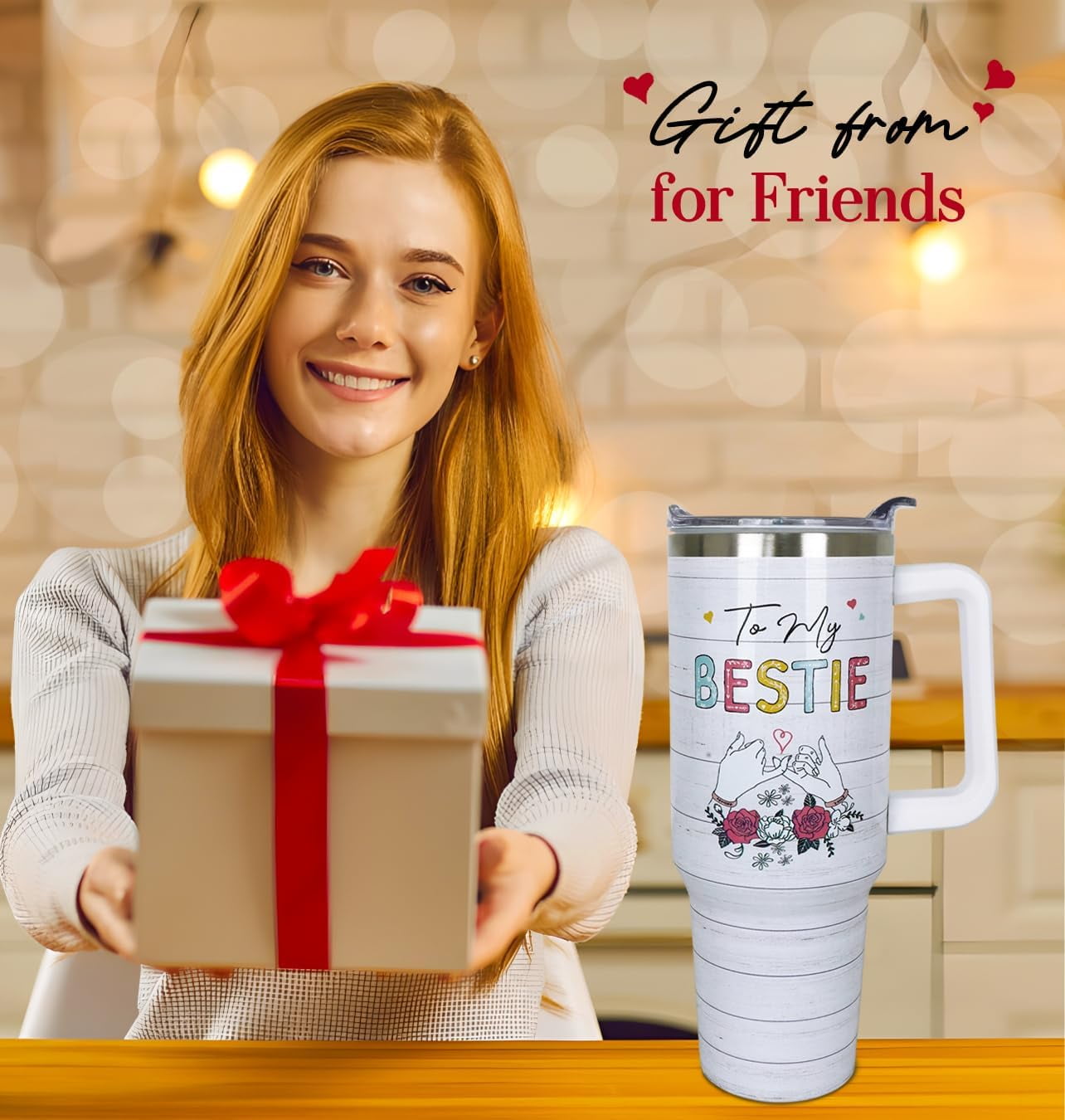 Best Friend Birthday Gifts for Women-Gifts for Best Friends,Friendship  Gifts for Women-Best Friend Christmas Birthday Thanksgiving Gifts for  Bestie, Soul Sister, BFF, Coworker-BFTETYU 20oz Tumbler 