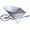 White, variant on PatungKu Iron Art Wheelbarrow Decorative Small Planter Metal Wagon Plant Pots for Patios and Garden Indoor or Outdoor Decoration