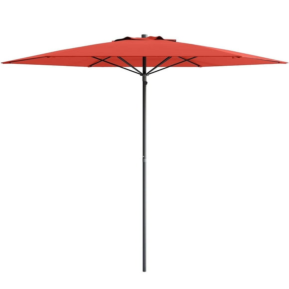 CorLiving 7.5ft Portable Beach Umbrella with Sand/Dirt Anchor and Travel Bag