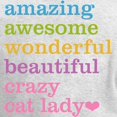 thumbnail image 3 of CafePress - Crazy Cat Lady Women's Long Sleeve T Shirt - Women's Long Sleeve Graphic Casual T-Shirt, 3 of 4