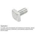 thumbnail image 5 of Uxcell Square Head Bolt, 10 Pack M6x10mm 304 Stainless Steel Grade C Square Screws, 5 of 5