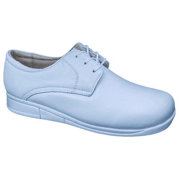Zapatos De Enfermera Blancos De Piel Para Mujer Ideal Para Guarderias Clinico Restaurantes y Hoteles