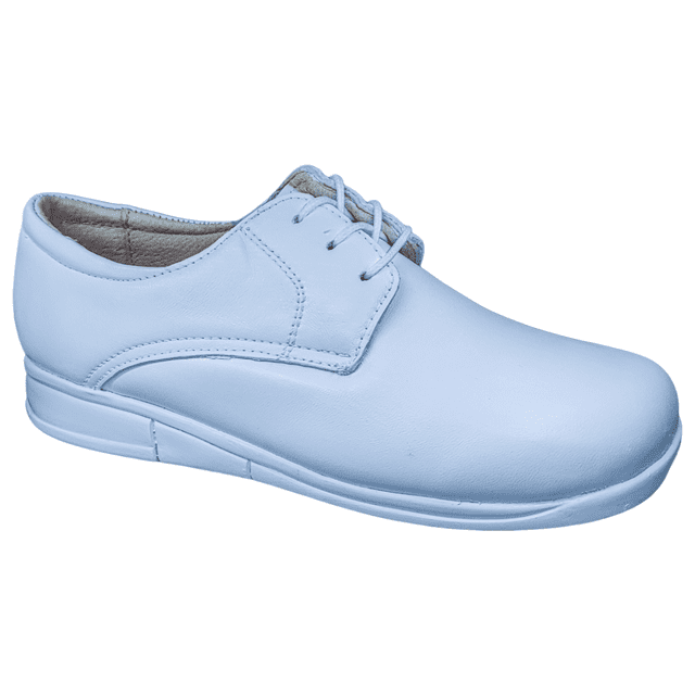 Zapatos De Enfermera Blancos De Piel Para Mujer Ideal Para Guarderias Clinico Restaurantes y Hoteles