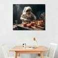 thumbnail image 3 of Awypu Funny Astronaut Poster Space Decor - Modern Universe Illustration Wall Art Painting Collage Aesthetic Galaxy Planet Pictures for Living Room Bedroom Dorm Man Cave Photos, 3 of 5