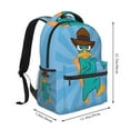 thumbnail image 2 of Perry The Platypus Backpack Cute Printed Lightweight Casual Unisex Laptop Computer Bookbag School Hiking Work Business Travel Daypacks Gifts, 2 of 6