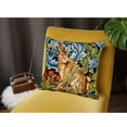 thumbnail image 5 of STPgoods Bunny William Morris Tapestry Throw Pillow with Insert 18x18" (45x45 cm) Decorative Couch and Sofa Cushion for Living Room Bedroom Square Pillowcase, 5 of 11