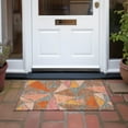 thumbnail image 6 of Addison Rugs Chantille Indoor/Outdoor Transitional Geometric Rust Washable Rectangle Rug, 1'8" x 2'6", 6 of 6