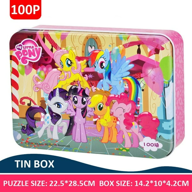 Rompecabezas de My Little Pony para niños, juego de mesa TariPaper de aprendizaje de nueva generación, juguetes para bebés para niñas, Montessori, 408 piezas zhangyuxiang LED