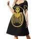 thumbnail image 2 of -3 Vestido de manga corta para mujer, vestidos largos, vestido para mujer, vestido de verano, vestidos de novia, 2 of 8