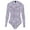 Silver, variant on Women'S One Piece Swimsuit Fish Scale Print Long Sleeve Tummy Control Swimwear Spring Summer Beach Bathing Suit