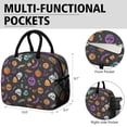 thumbnail image 6 of Womens Halloween Skull Pumpkin Pattern Lunch Box for Work,Insulated Lunch Bag for Women,Loncheras Para Mujer,Leakproof Adult Lunch Bag for Work,Beach,Travel,Picnic,Camping, 6 of 7