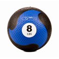 thumbnail image 1 of FitBallMedBalls Alternative Texturée aux Poids à Main - 8 lbs - Bleu, 1 of 3