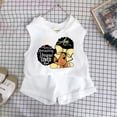 thumbnail image 3 of Girls Summer Outfits Size 6 Round Neck Print Sleeveless Top Clothes Casual Blouse and Shorts Two Piece Set Toddler Girls, 3 of 3