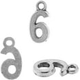 thumbnail image 3 of Number Charms for Necklaces, Bracelets, Pendants, Jewelry Making, 0-9 Metal Craft Numbers, 9 Sets 90 PCs, by Mandala Crafts, 3 of 3