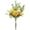 Yellow, variant on Artificial Flowers, 11.41-Inch Spring Cheer Stem, Prearranged Carnation Greenery Mix, Farmhouse Coffee Table Accents, Blue, Qtmrj