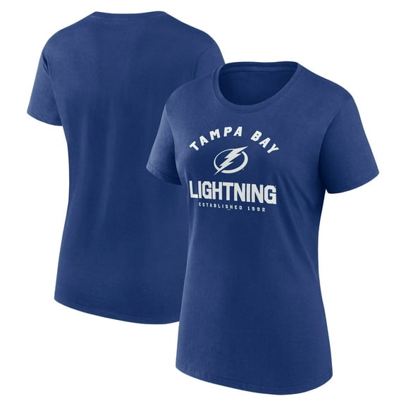 Women's Logo Athletic Blue Tampa Bay Lightning Unrivaled T-Shirt