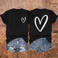 thumbnail image 1 of Fiudx Ofertas Flash Del Día Solo En Línea Camiseta de Manga Corta con Cuello Redondo y Estampado Informal a La Moda para Mujer, 1 of 3