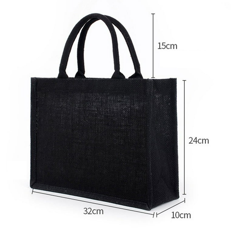 Black tote bag walmart sale