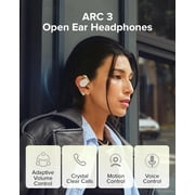 Cleer ARC3 Open Ear Bluetooth Headphones, True Wireless Earbuds, Waterproof, 50-Hour Battery, Built-in Mic, Green