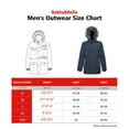 thumbnail image 2 of Rokka&Rolla Men's Parka Warm Winter Coat with Faux Fur Hood Jacket, 2 of 8