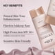 thumbnail image 5 of D&rsquo;ALBA Waterfull Tone-Up Sunscreen SPF 50+ 50 ml &ndash; Protector Solar Facial Coreano con Trufa Blanca y Centella &ndash; Bloqueador Facial Tono Rosa de Textura Ligera para Piel Se, 5 of 9
