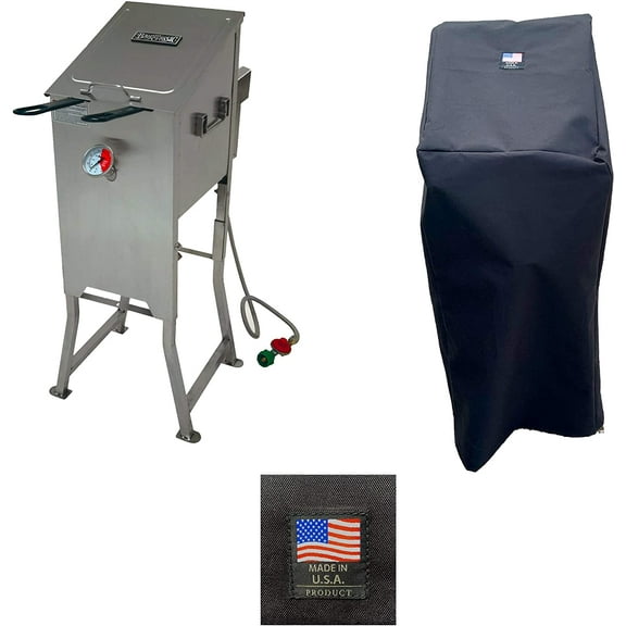 Bayou Classic 700-701 4 Gallon Full Length Deep Fryer Cover 5004 Made in the USA